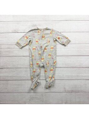 Disney Baby Footed Sleep Play Pajamas Winnie The Pooh Piglet Graphic 3-6 Months